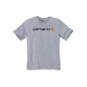 t shirt carhartt core logo gris